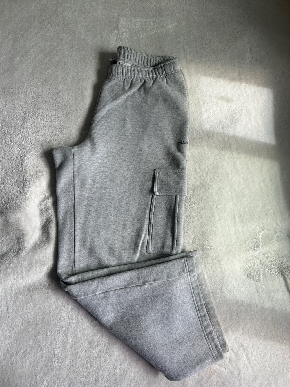 Women’s Gray Cargo Sweatpants - Comfortable Casual Wear